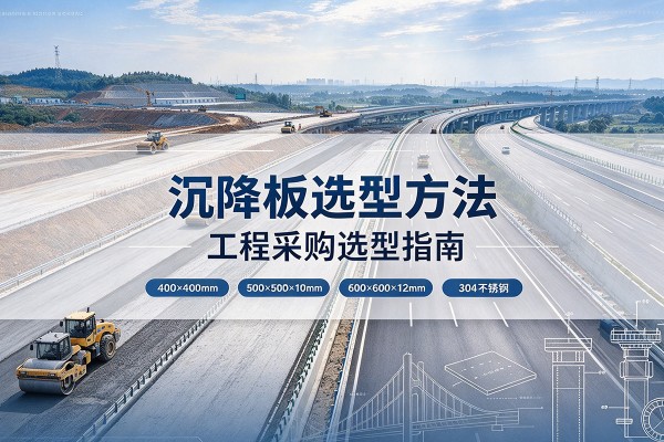 浮梁沉降板选择方法