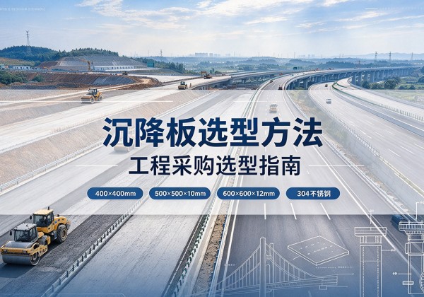 浮梁沉降板选择方法